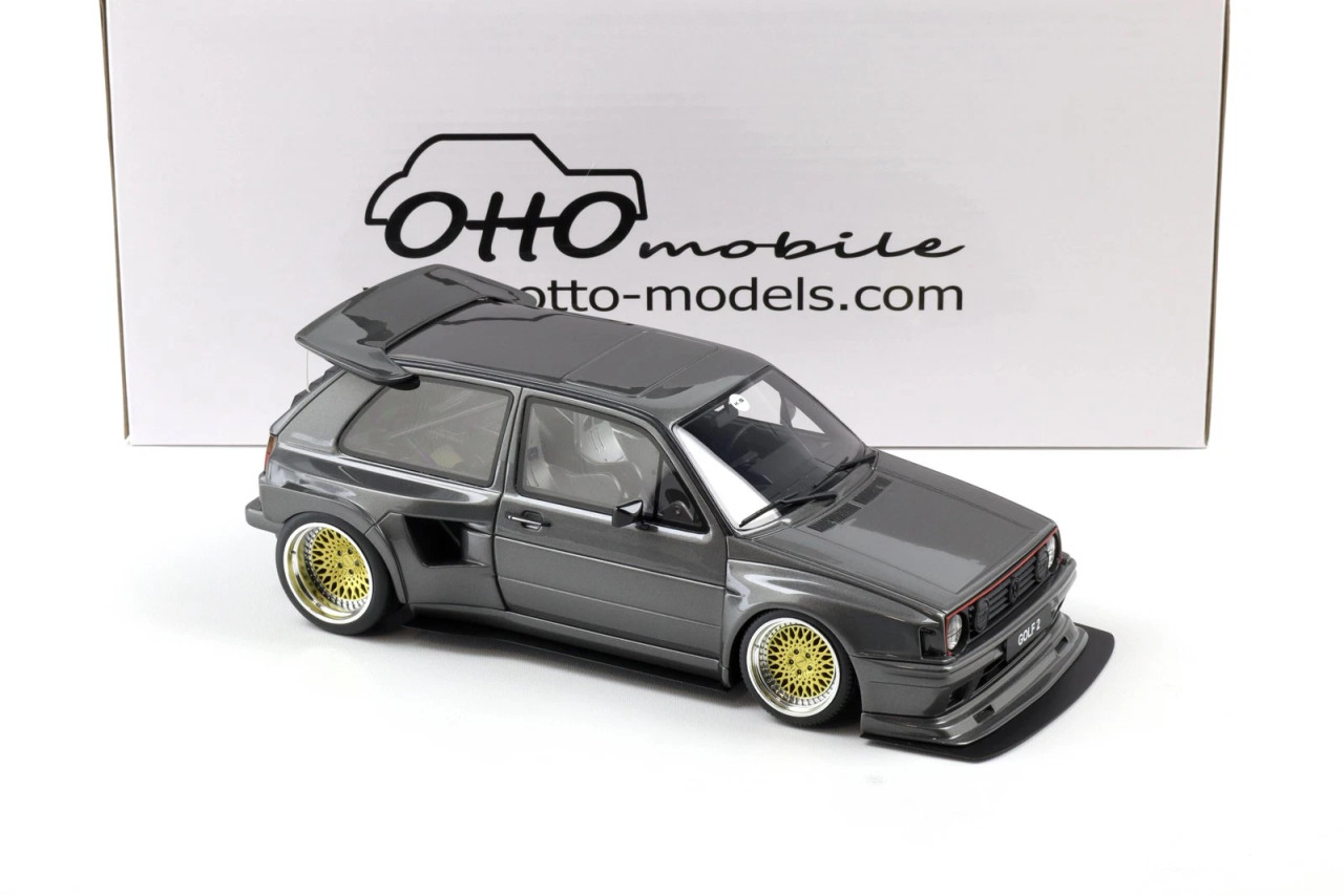 1/18 OTTO 2021 Volkswagen Golf II GTI By Khyzyl Saleem Ascot Grey
