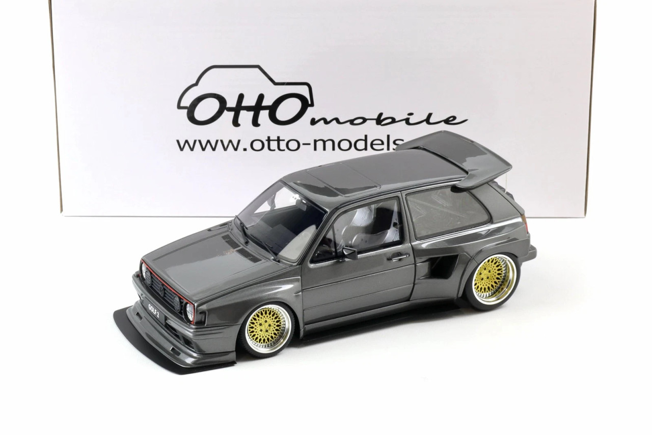 1/18 OTTO 2021 Volkswagen Golf II GTI By Khyzyl Saleem Ascot Grey