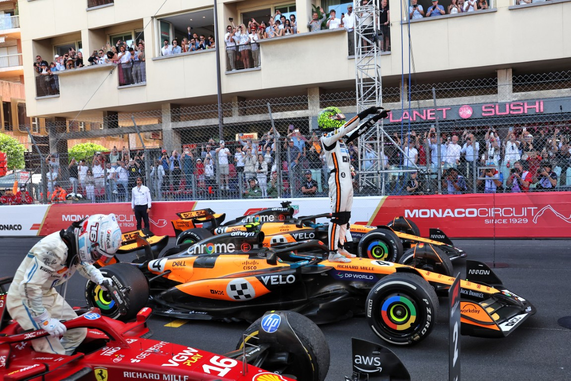 1/18 Minichamps 2025 Formula 1 McLaren F1 Team MCL39 Monaco GP