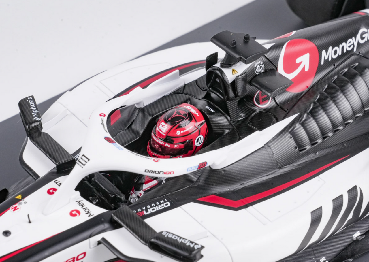 1/18 Minichamps 2025 Formula 1 Moneygram Haas F1 Team VF-25 Monaco GP #31 Esteban Ocon Car Model