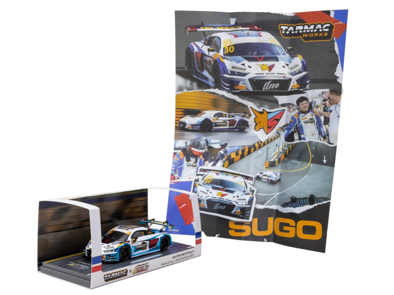 1/43 Tarmac Works 2024 Audi R8 LMS GT3 Evo II Macau GT Cup 2024
