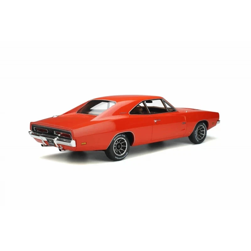 1/12 OTTO 1969 Dodge Charger (Hemir Orange) Car Model