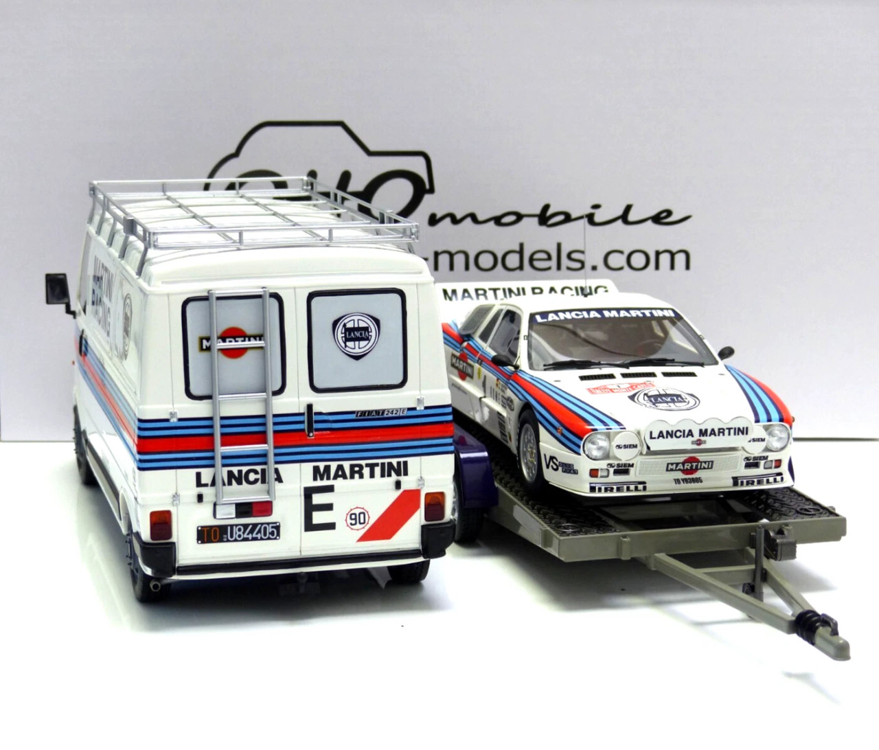 1/18 OTTO 3-Car Set Rallye Monte Carlo 1983 Fiat 242