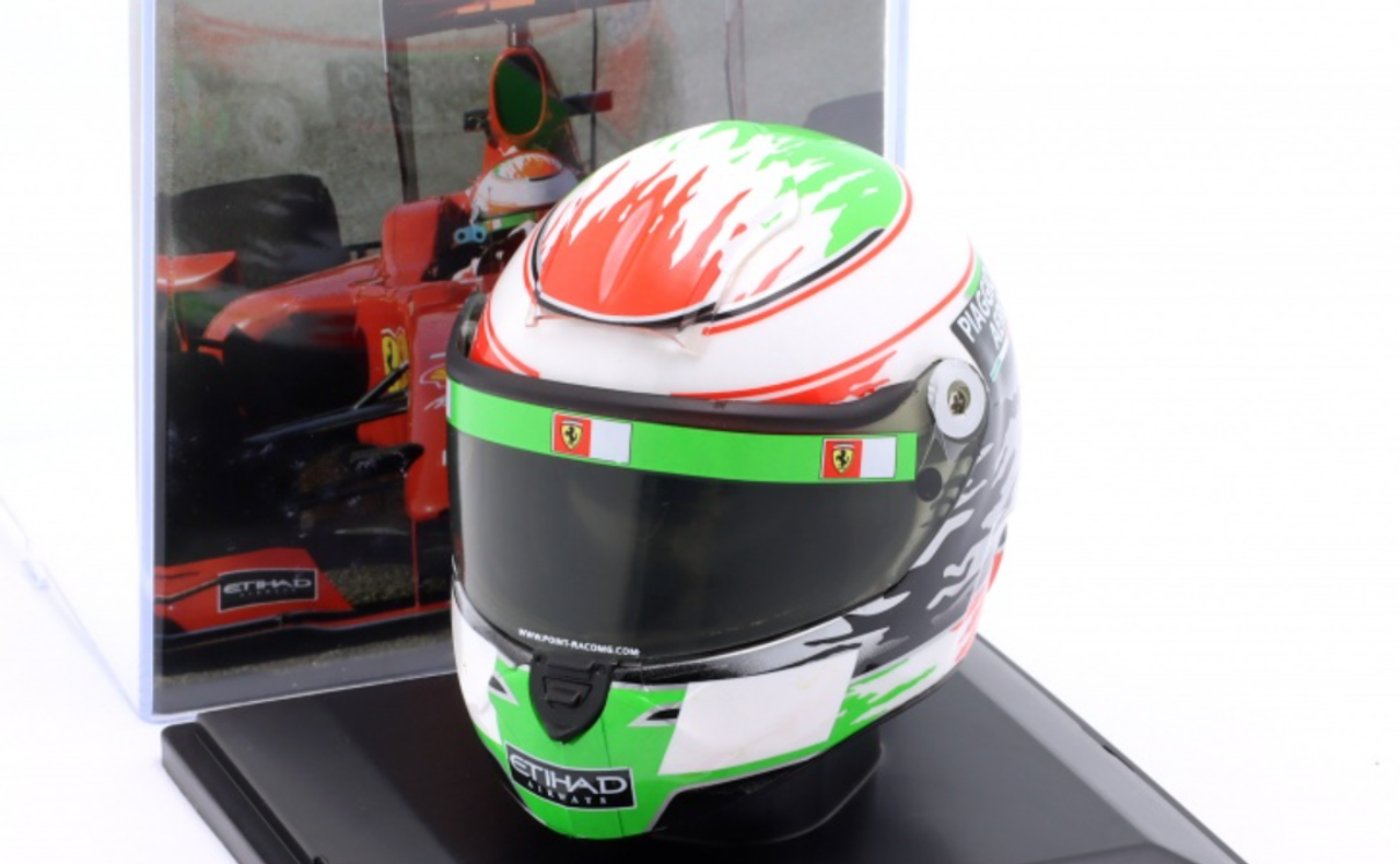 1/5 Spark 2009 Formula 1 Giancarlo Fisichella Scuderia Ferrari #3 Helmet Model