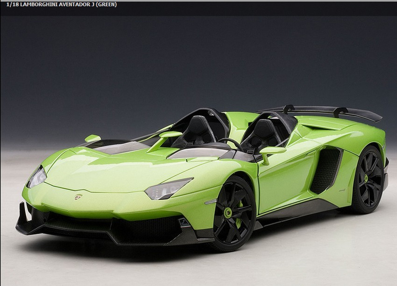 AUTOart 1/18 Lamborghini Aventador J (Green) Replica