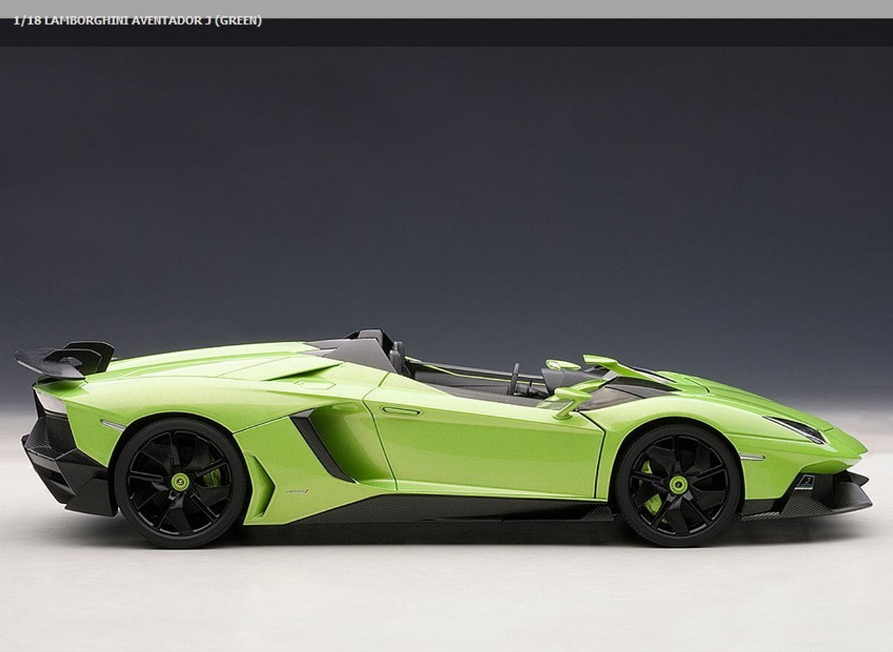 1/18 AUTOart Lamborghini Aventador J (Green) Car Model