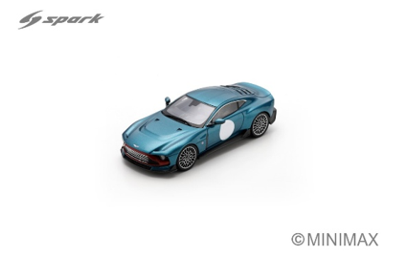 1/43 Spark 2024 Aston Martin Valour (Green Blue) Car Model