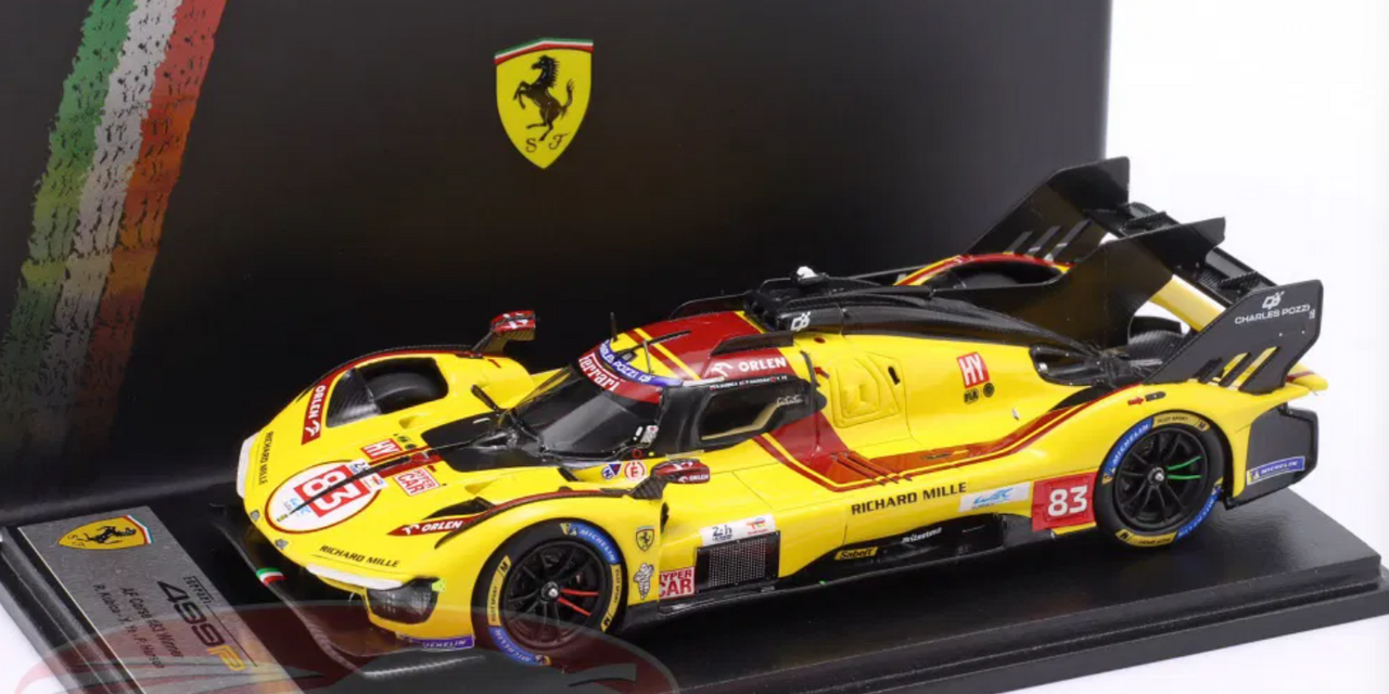 1/43 Looksmart 2025 Ferrari 499P #83 Winner 24h LeMans AF Corse Robert Kubica, Ye Yifei, Philip Hanson Car Model 1/43 Looksmart 2025 Ferrari 499P #83 Winner 24h LeMans AF Corse Robert Kubica, Ye Yifei, Philip Hanson Car Model