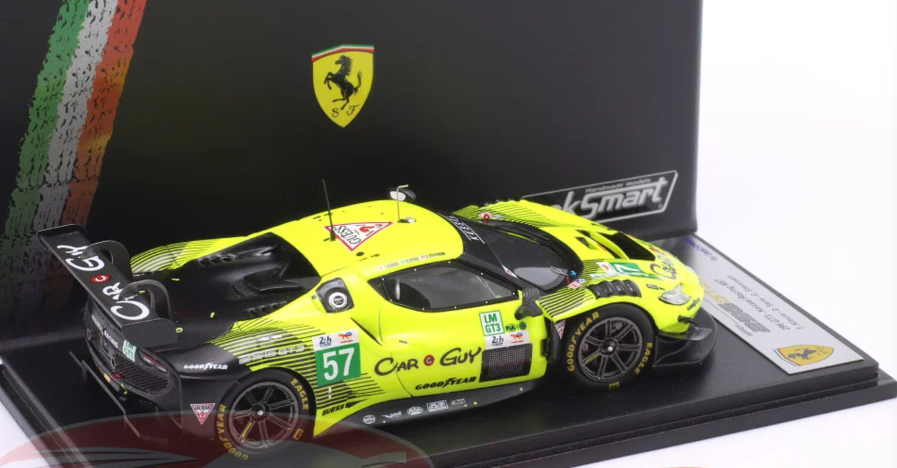 1/43 Looksmart Ferrari 296 LMGT3 No.57 KESSEL RACING Le Mans 24H 2025 T. Kimura - D. Serra Car Model