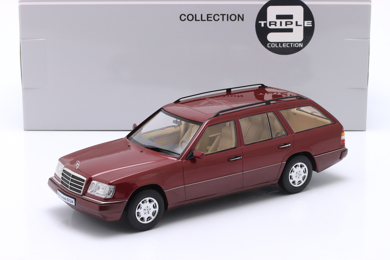 1/18 Triple9 1995 Mercedes-Benz E-Class T-model (S124) (Almandine