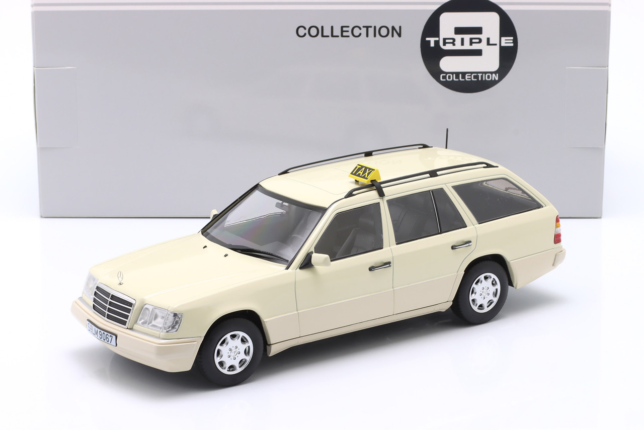 1/18 Triple9 1995 Mercedes-Benz E-Class T-model (S124) Taxi (Ivory