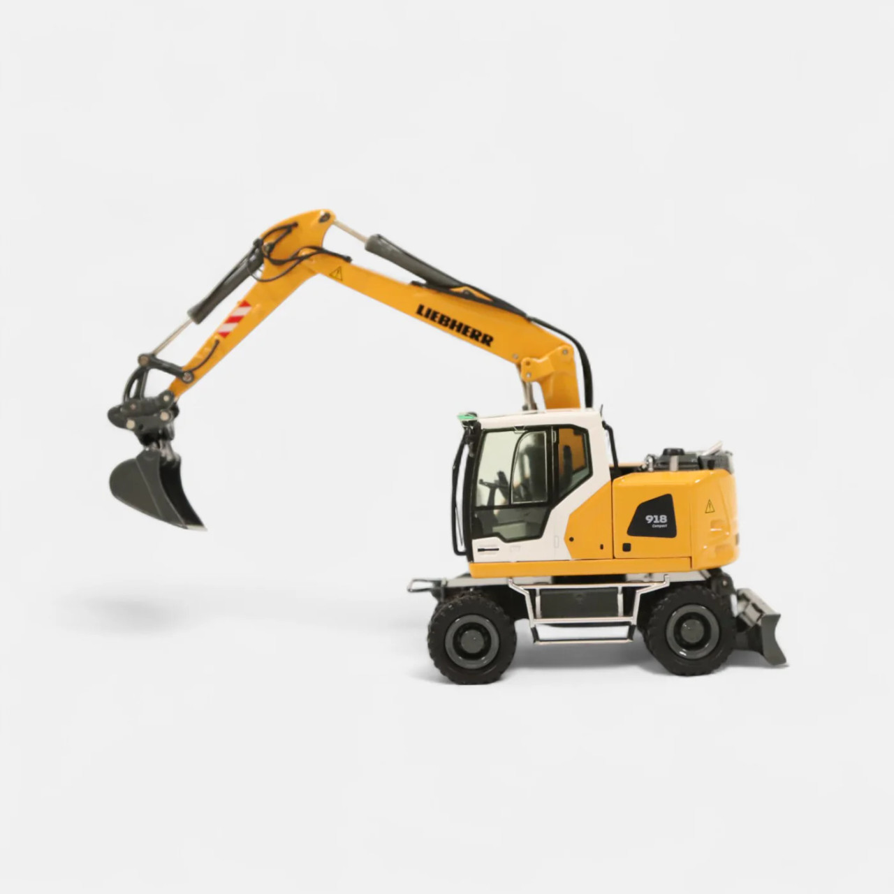 Liebherr ミニカー コンテナ付き 1/50 1/50 NZG Liebherr A918 Compact Generation 8 Diecast Car Model