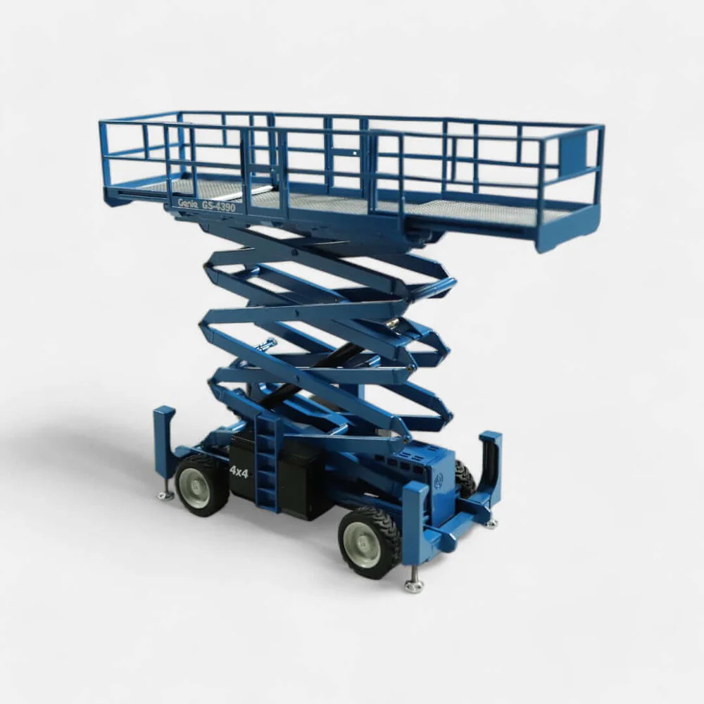 1/32 NZG Genie GS-4390 Scissor Lifts Diecast Model - LIVECARMODEL.com
