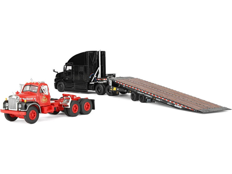 1/64 First Gear Mack® Anthem® Sleeper & Landoll® 440B-50CA