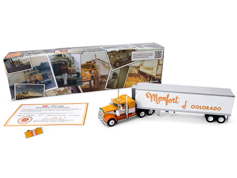 1/64 First Gear Kenworth® W900A with 36” Sleeper & 40' Vintage