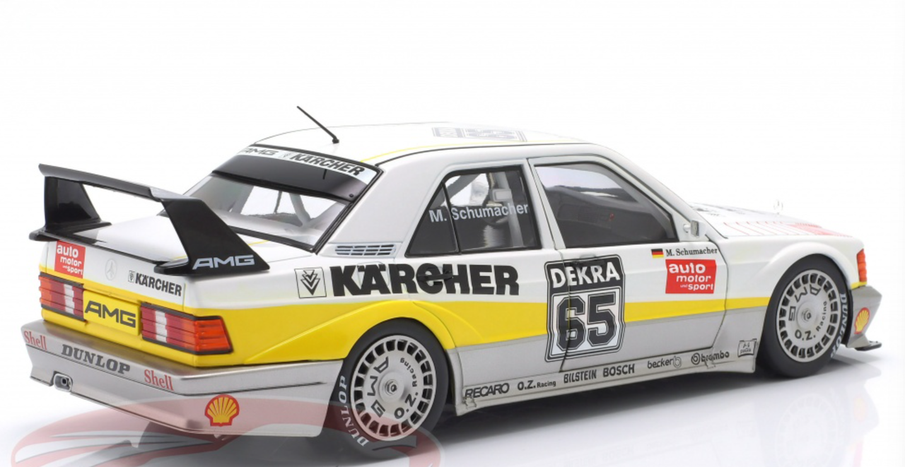 1/18 Werk83 1990 Mercedes 190E 2.5-16 Evo II #65 DTM AMG Motorenbau GmbH  Michael Schumacher Diecast Car Model