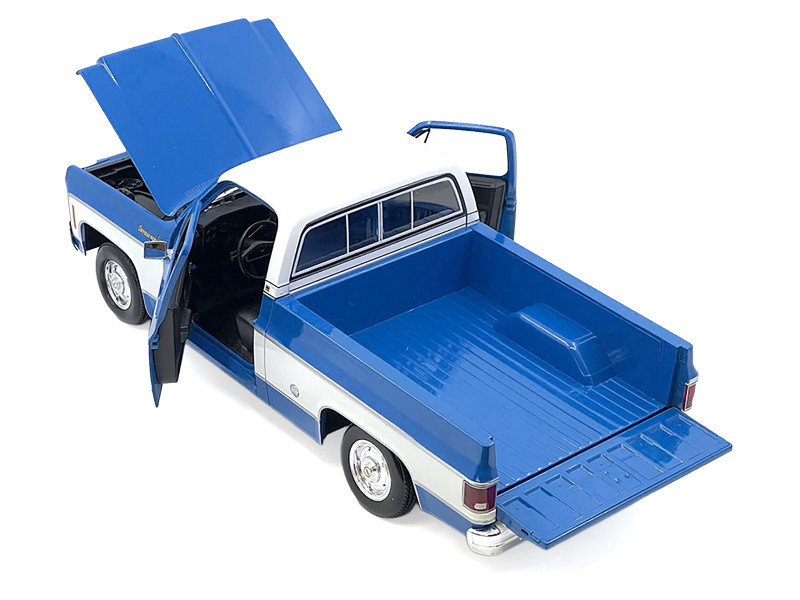 1/18 Maisto 1974 Chevrolet C10 Cheyenne Super Pick-Up (Blue