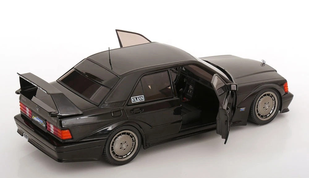 1/18 Solido 1990 Mercedes-Benz 190 W201 Evo II (Black) Diecast Car