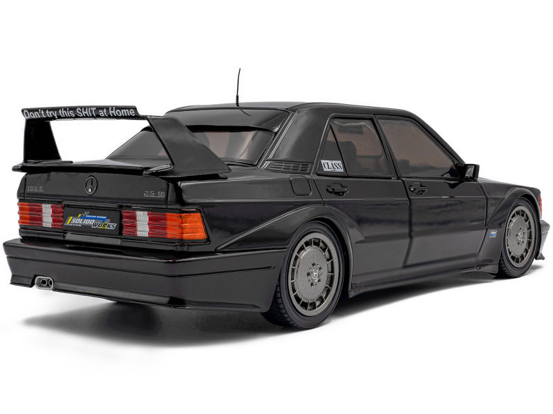1/18 Solido 1990 Mercedes-Benz 190 W201 Evo II (Black) Diecast Car