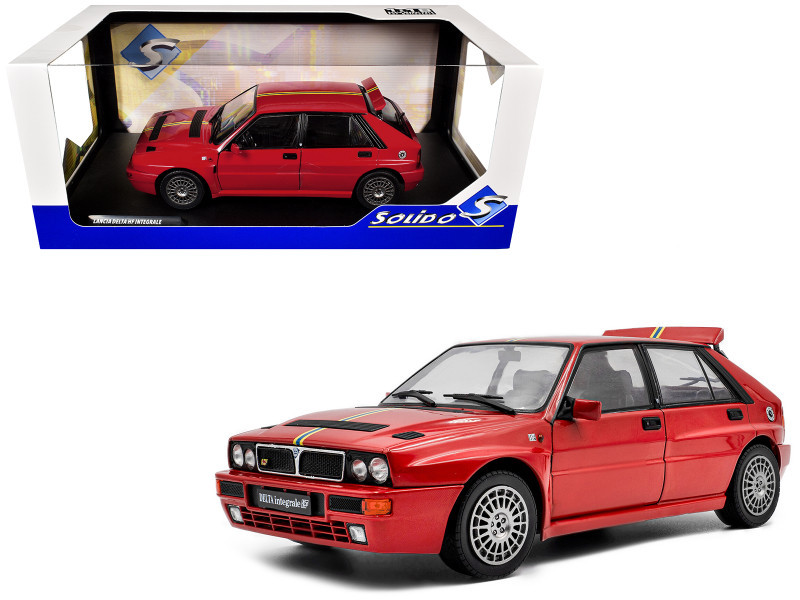 1/18 Solido 1995 Lancia Delta HF Integrale Edizione Finale Red