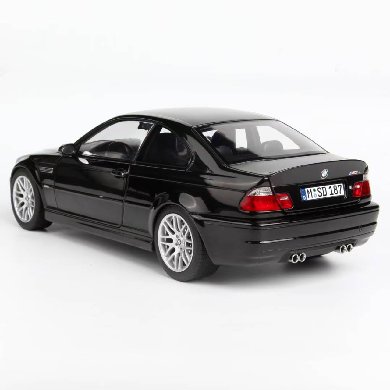 1/18 Norev BMW E46 M3 CSL (Black) Diecast Car Model
