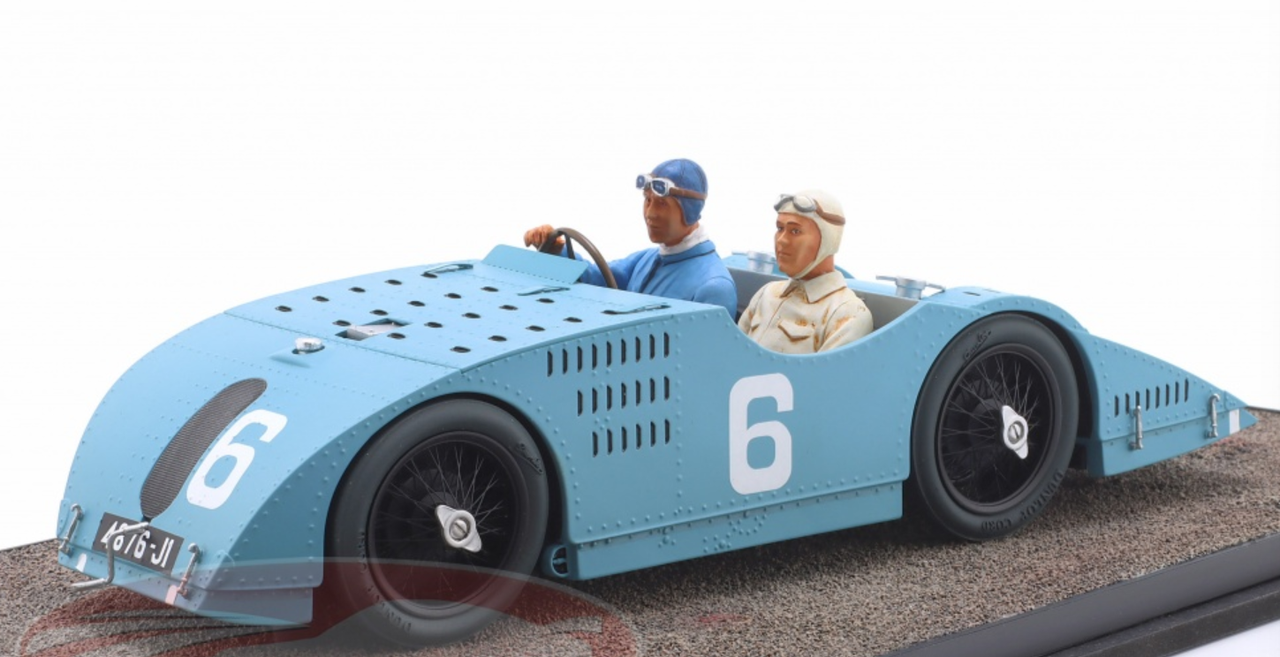 1/18 LeMans Miniatures 1923 Ernest Friederich Bugatti T32 #6 3rd France GP Car Model
