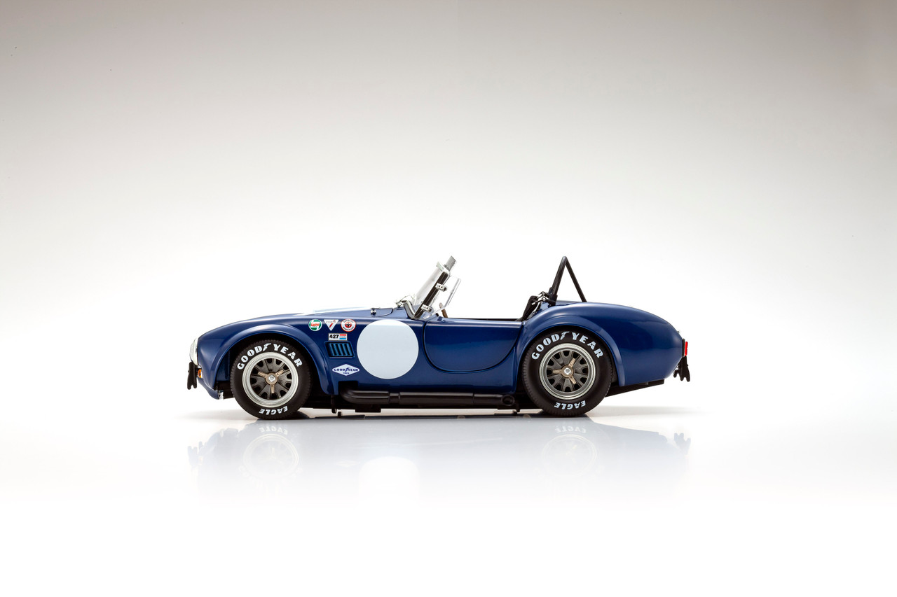 1/18 Kyosho Shelby Cobra 427S/C (Blue & White) Diecast Car Model
