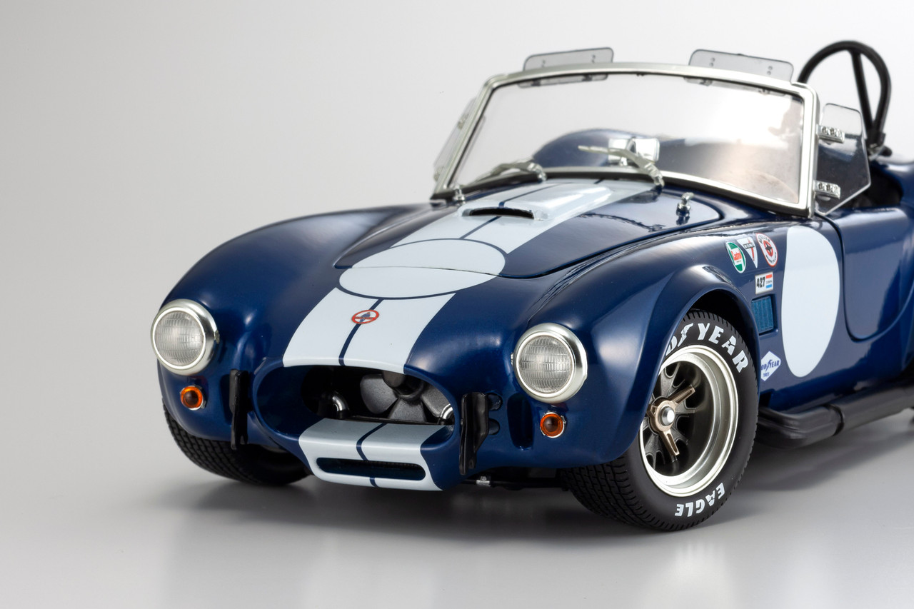 絶版品　KYOSHO 1/12 SHELBY COBRA 427 S/C 1/18 Kyosho Shelby Cobra 427S/C (Blue & White) Diecast Car Model