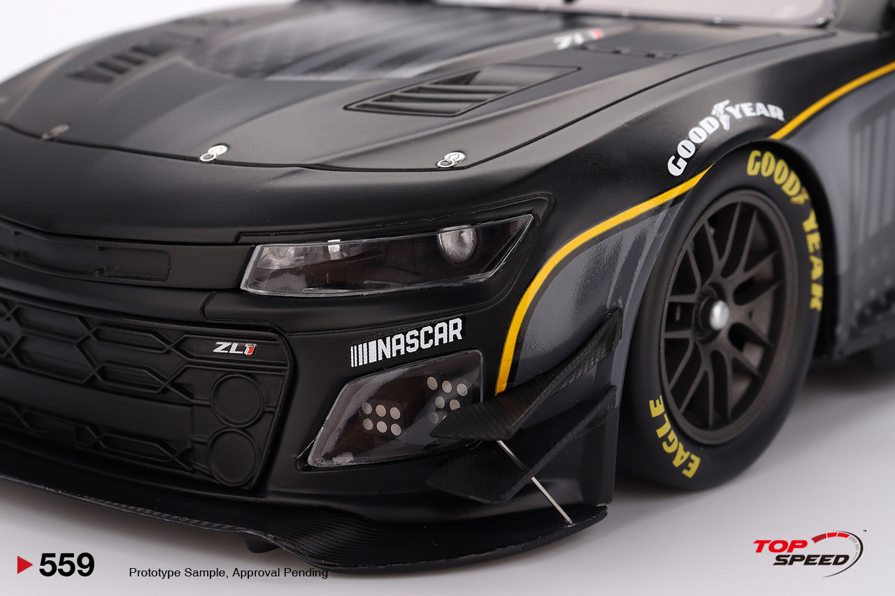 1/18 Top Speed NASCAR Next Gen Garage 56 Chevrolet Camaro ZL1 #24 Hendrick Motorsports Test Car Car Model
