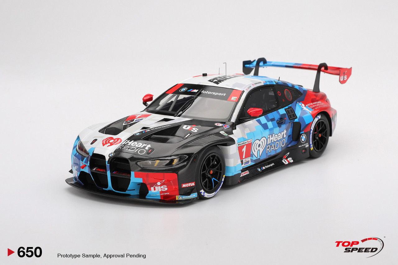 TOP SPEED 1/18 BMW M4 GT3 IMSA デイトナ24時間 2022#25 BMW Team RLL 完成品 1⁄18 Top Speed BMW M4 GT3 EVO #1 Paul Miller Racing 2025 IMSA DAYTONA 24Hrs  Car Model