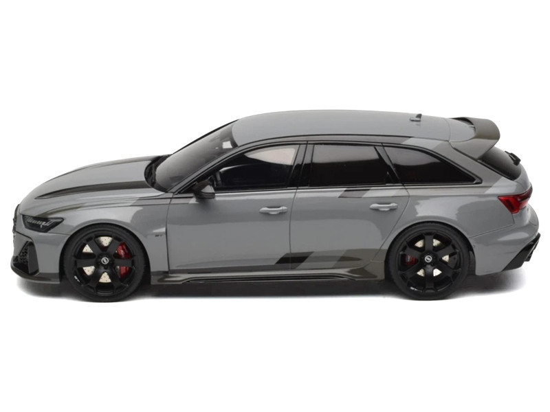 1/18 アウディ　アプト　RS6-R グレー 1/18 GT Spirit 2024 Audi RS6 GT (Grey) Car Model - LIVECARMODEL.com