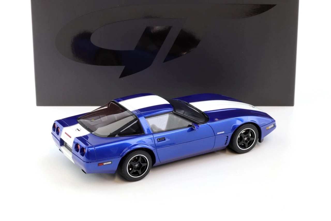 1/18 GT Spirit 1996 Chevrolet Corvette C4 Gran Sport (Blue) Car