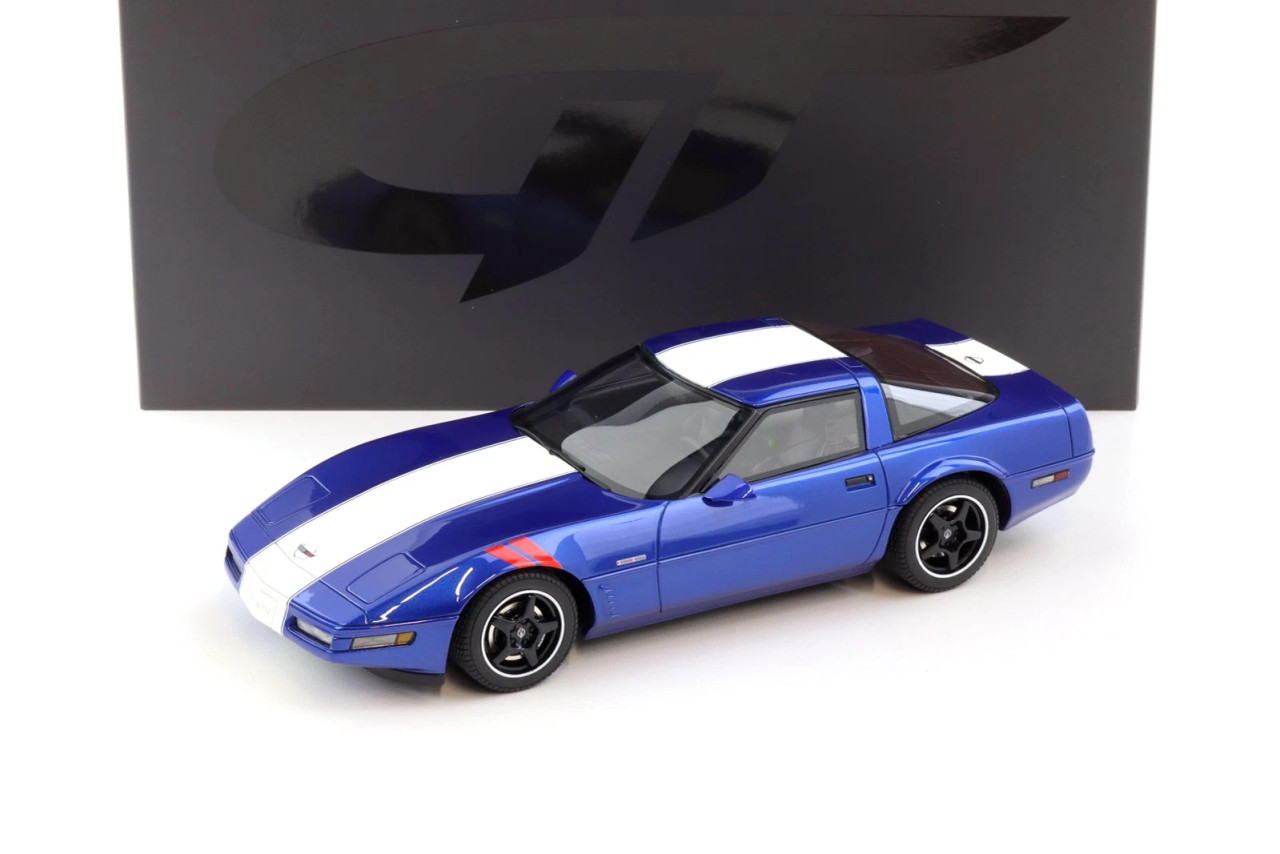 1/18 GT Spirit 1996 Chevrolet Corvette C4 Gran Sport (Blue) Car