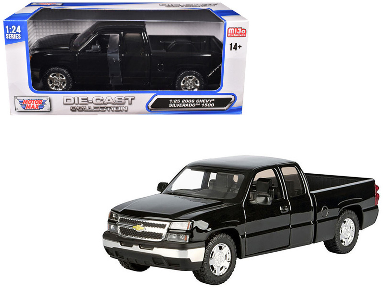 ミニカー 1:24 Lionel Racing CHEVROLET SILVERADO MOTORMAX 2006 CHEVY SILVERADO EXTENDED CAB CUSTOM 1/25 BLUE