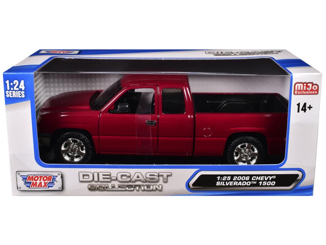 1/25 Motormax 2006 Chevrolet Silverado 1500 (Red) Diecast