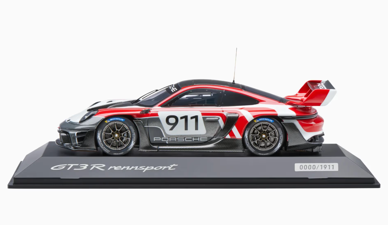 1/43 Dealer Edition Porsche 911 (992) GT3 R Rennsport #911 Flacht Design Car Model