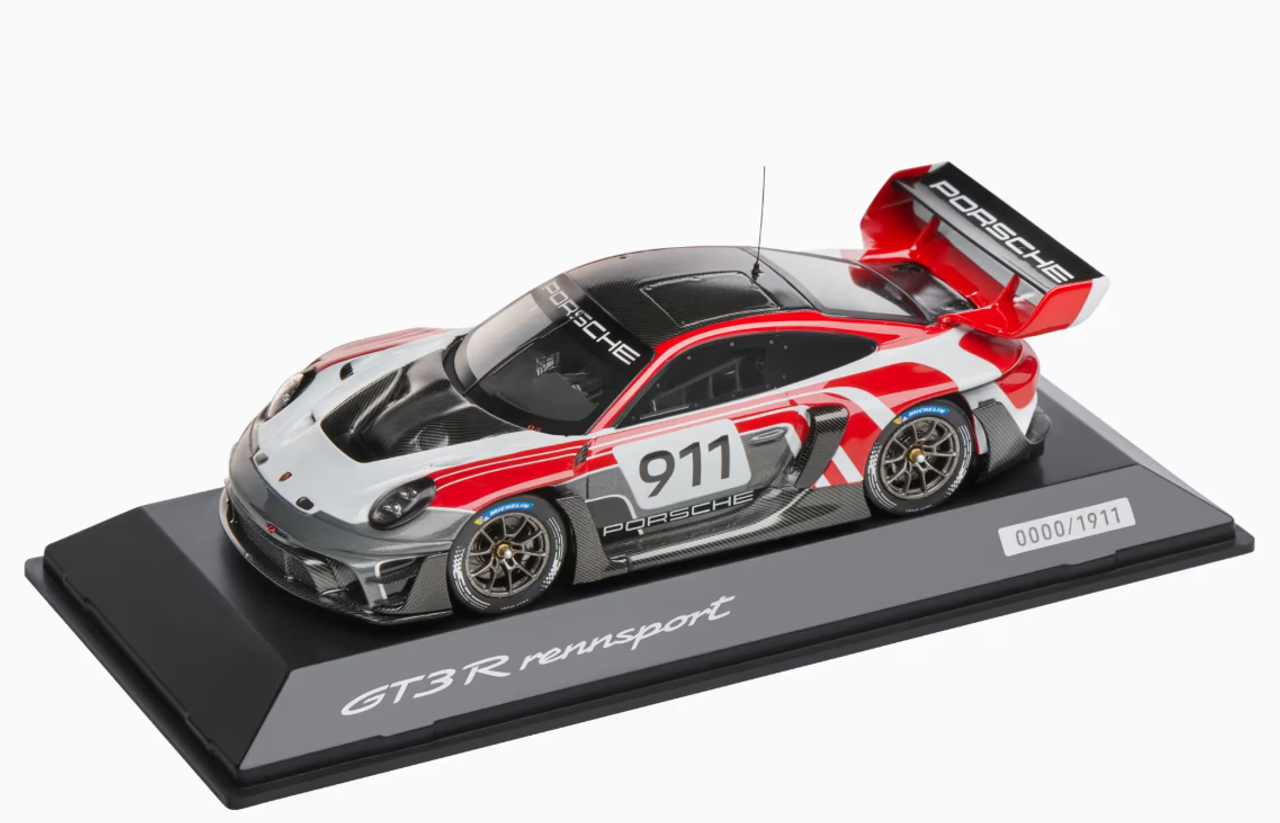 1/43 Dealer Edition Porsche 911 (992) GT3 R Rennsport #911 Flacht Design Car Model