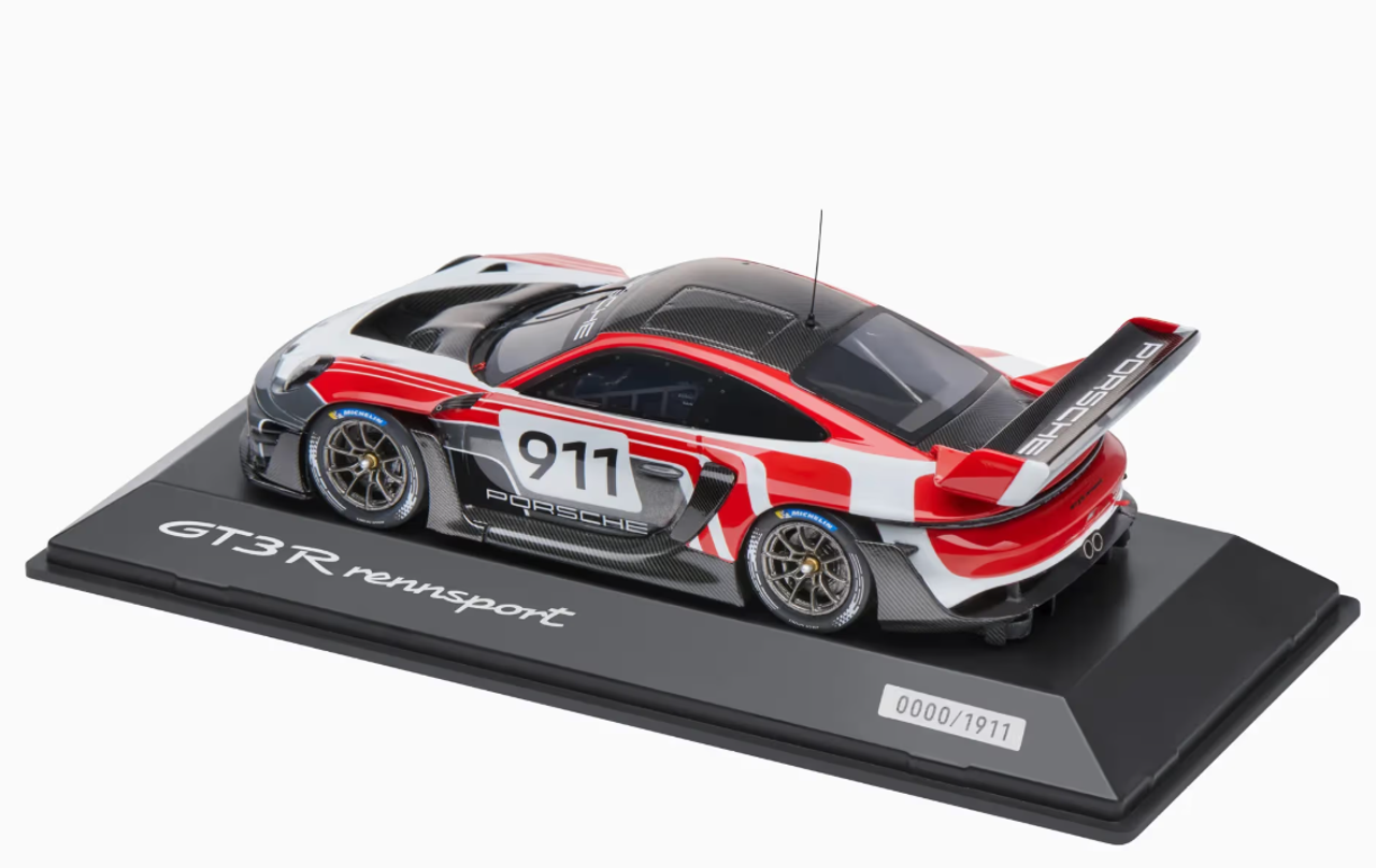 1/43 Dealer Edition Porsche 911 (992) GT3 R Rennsport #911 Flacht Design Car Model