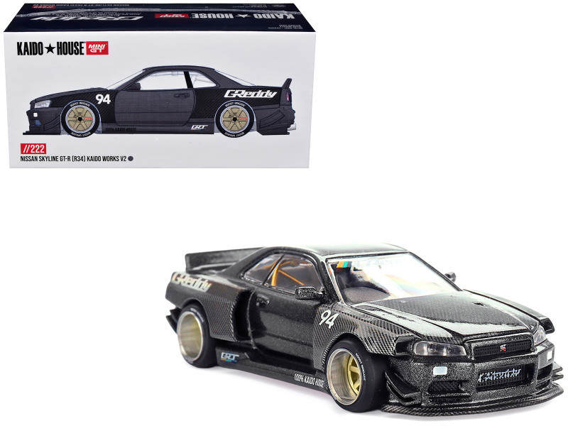 1/64 Kaido House Nissan Skyline GT-R (R34) Kaido Works GReddy V2