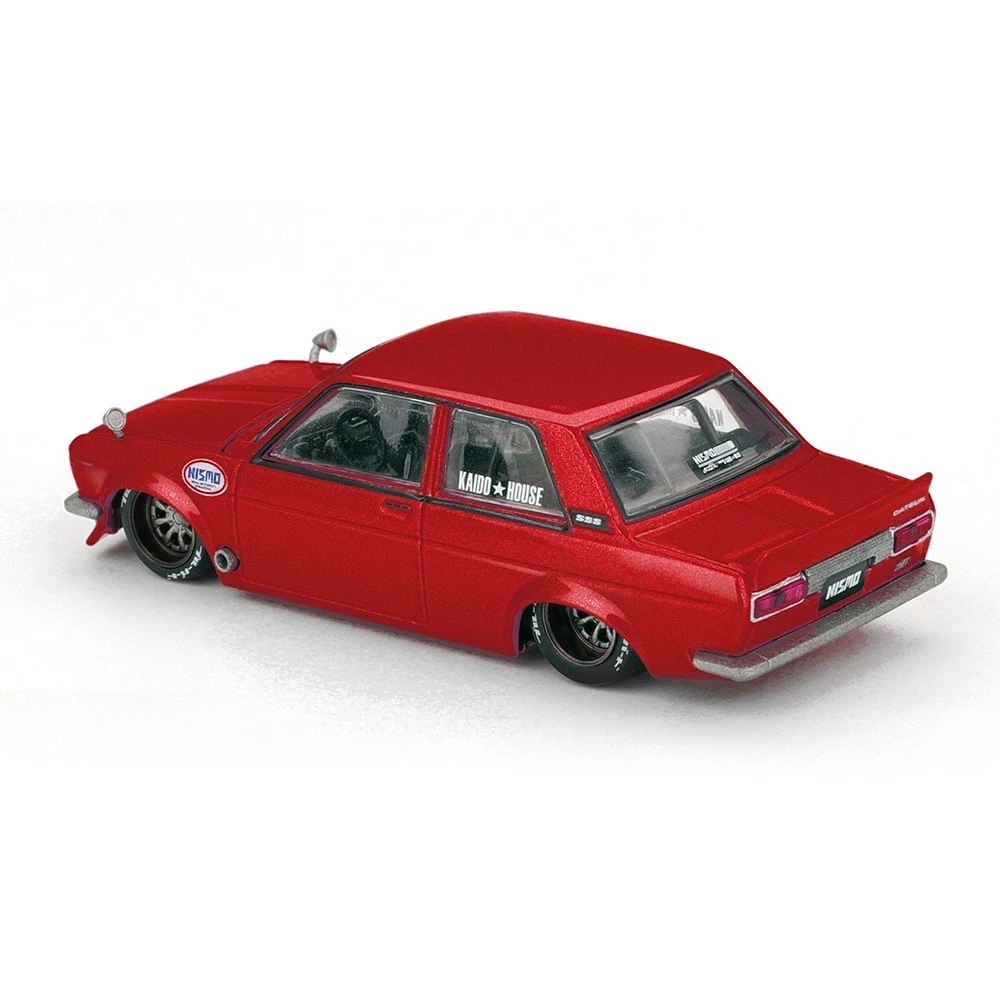 1/64 Kaido House Datsun 510 Street Nismo V3 (Red) Diecast Car Model