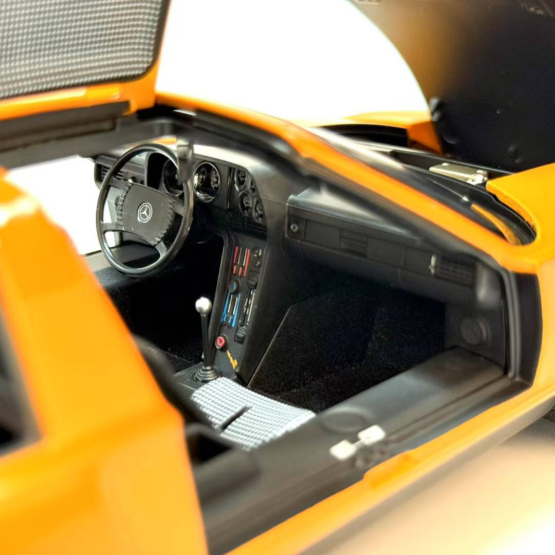 1/18 Norev 1970 Mercedes C111/11 (Orange) Diecast Car Model