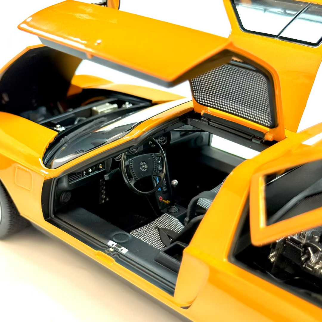 1/18 Norev 1970 Mercedes C111/11 (Orange) Diecast Car Model
