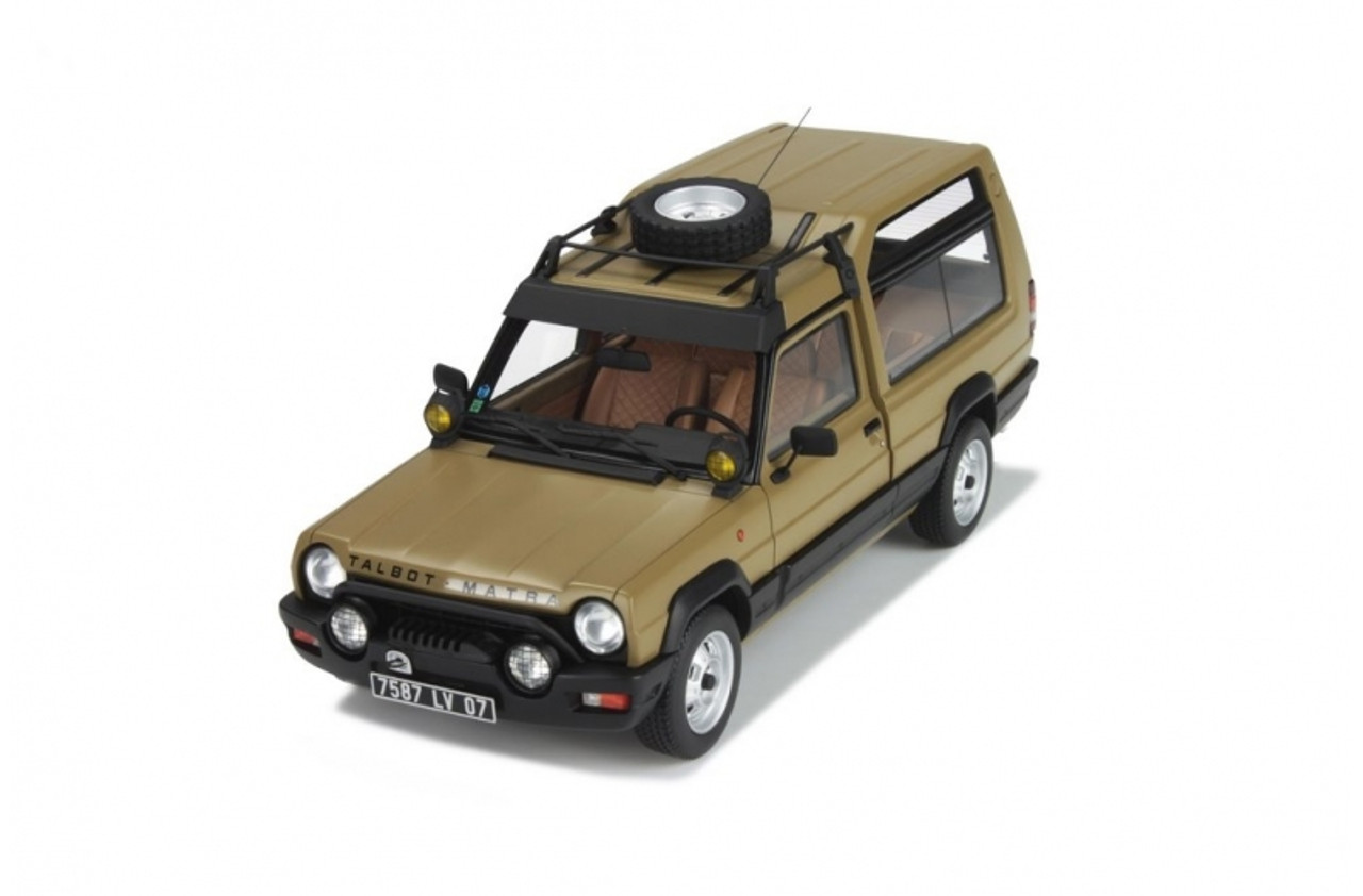 1/18 OTTO 1980 Talbot Matra Rancho Grand Raid (Brown / Vert Maquis) Resin Car Model