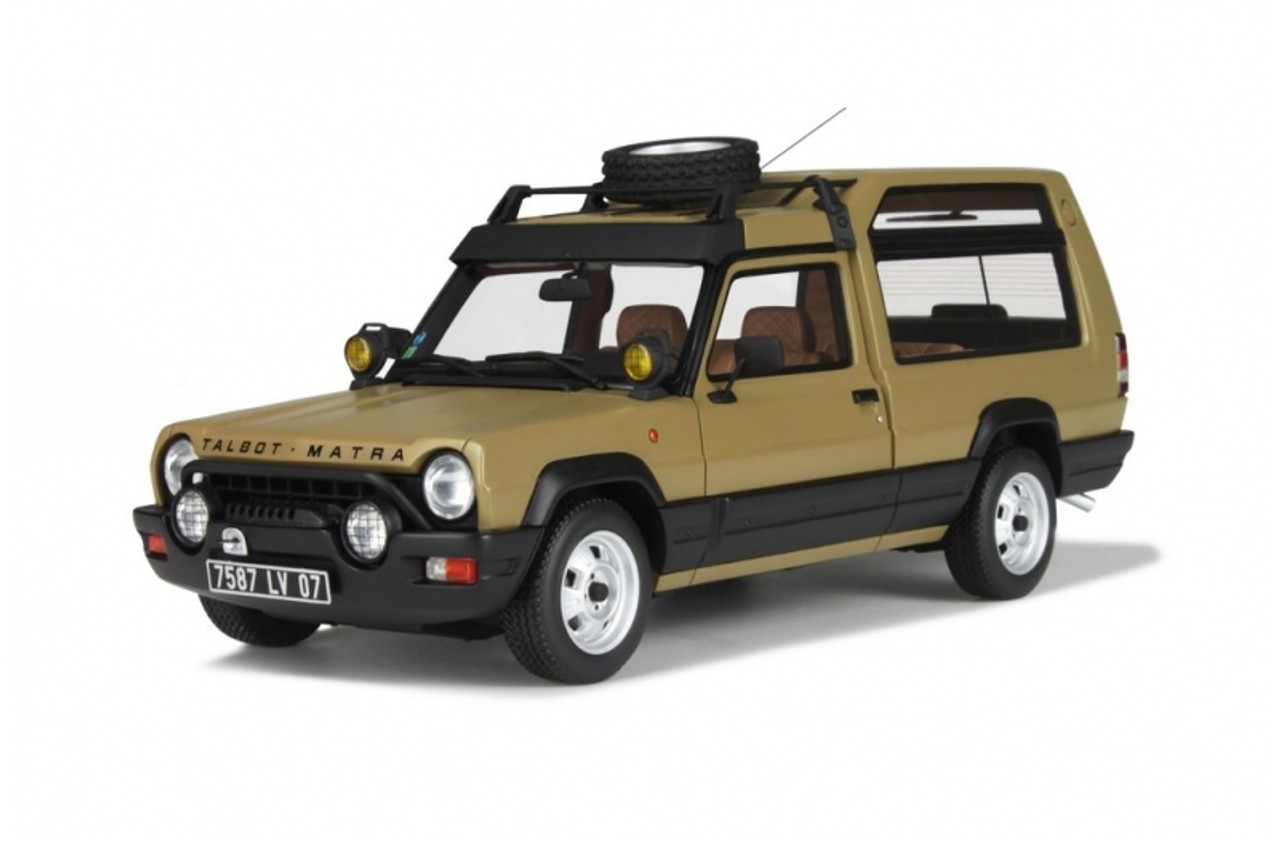 1/18 OTTO 1980 Talbot Matra Rancho Grand Raid (Brown / Vert Maquis) Resin Car Model