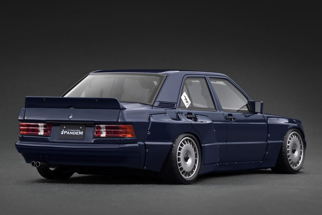1/18 IG Ignition Model Mercedes-Benz 190 Pandem (Blue) Car Model