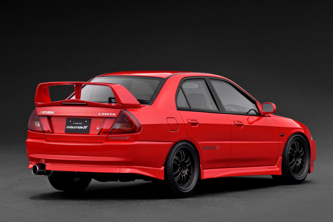 1/18 IG Ignition Model Mitsubishi Lancer Evolution IV CN9A (Red