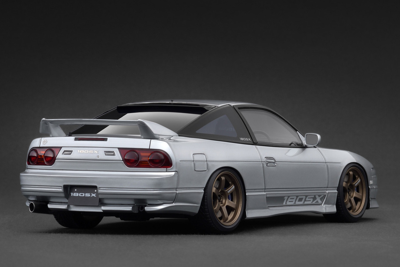 1/18 IG Ignition Model Nissan 180SX Type X RPS13 (Silver) Car