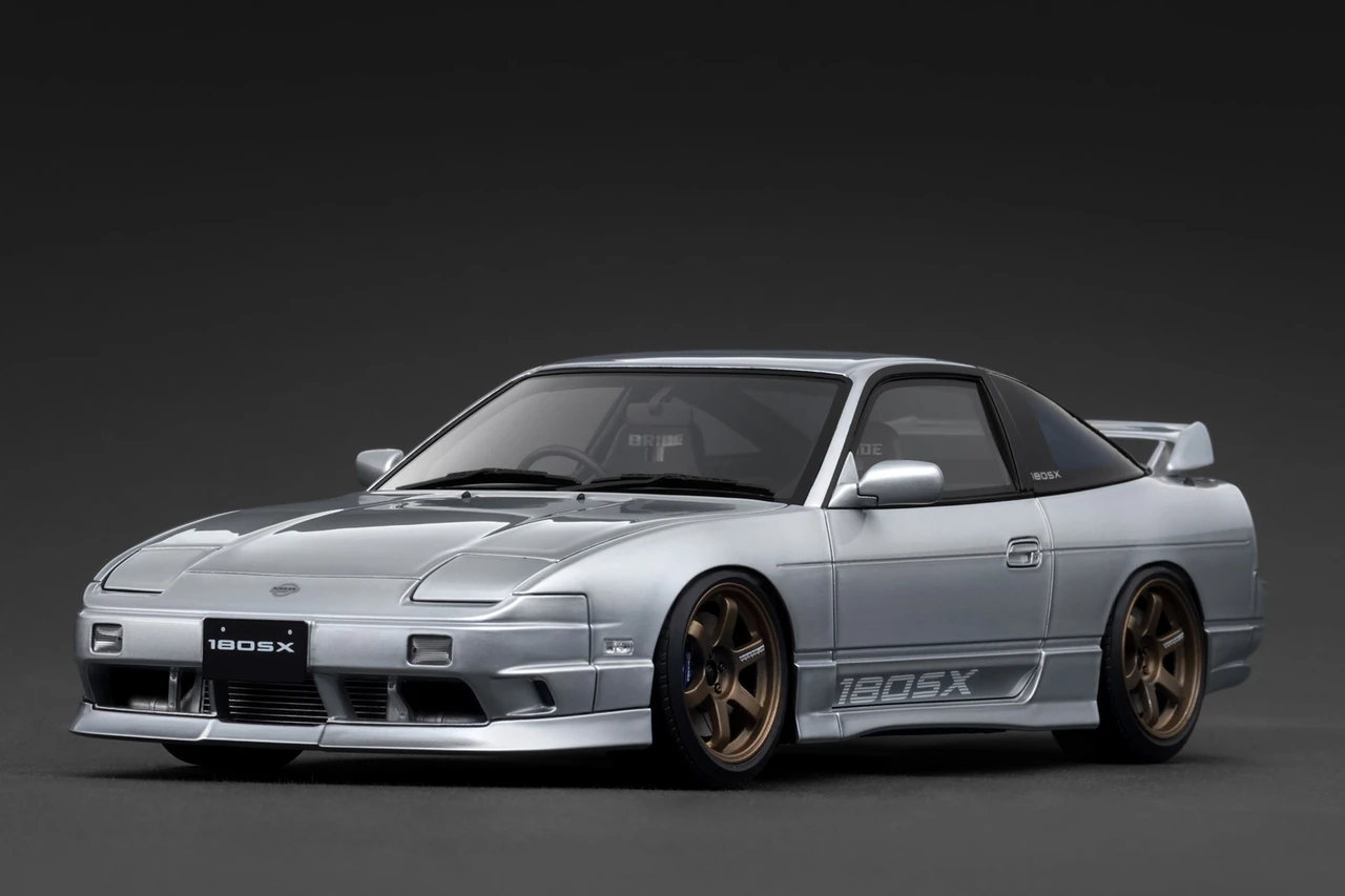 1/18 IG Ignition Model Nissan 180SX Type X RPS13 (Silver) Car
