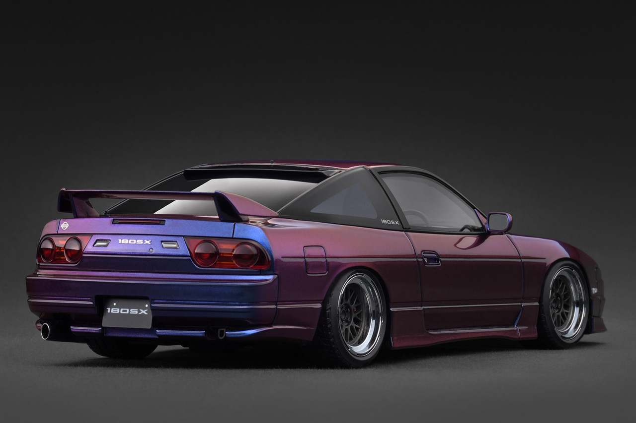 1/18 IG Ignition Model Nissan 180SX Type X RPS13 (Purple Metallic