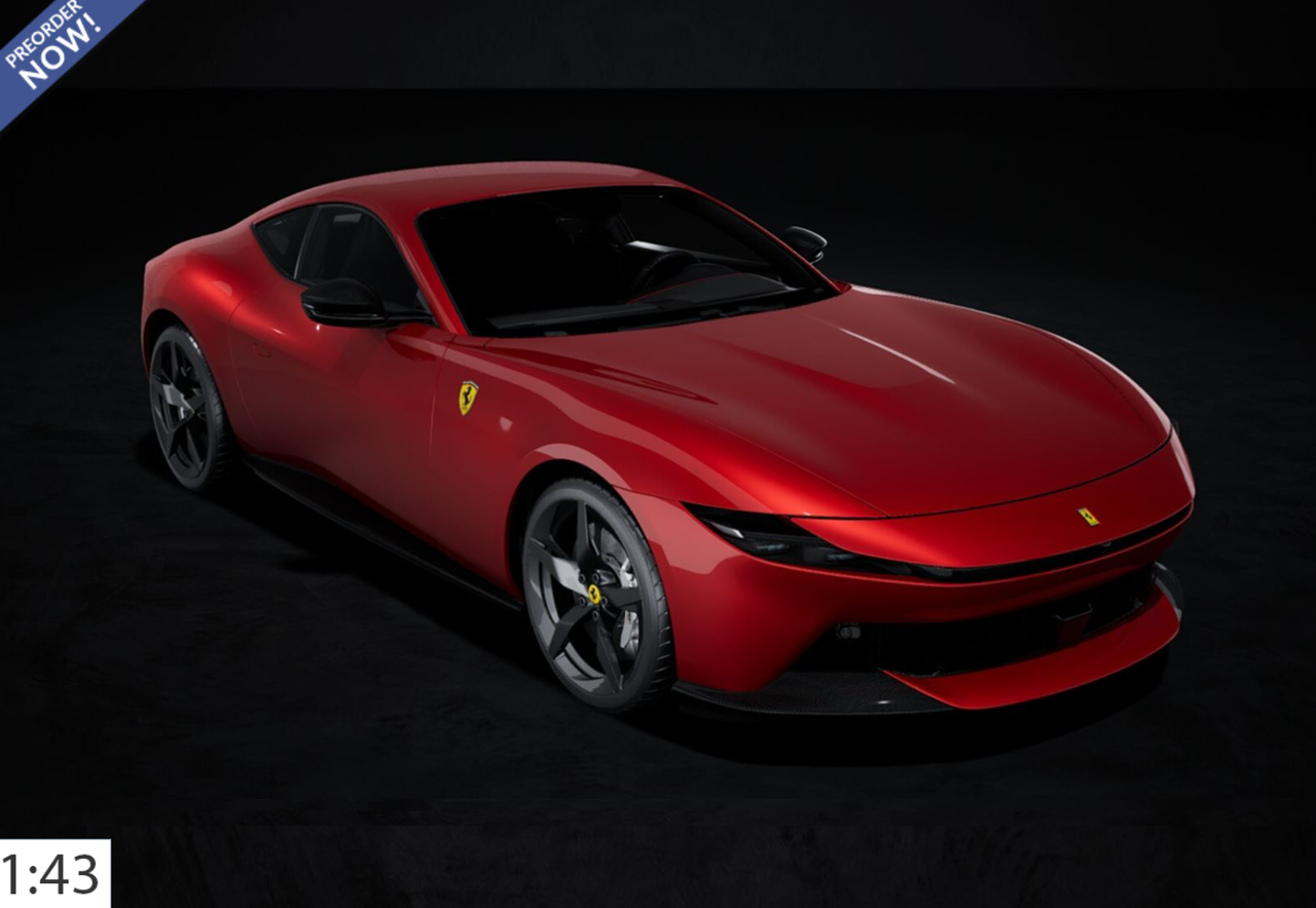 1/43 BBR Ferrari Amalfi (Rosso Portofino Red) Car Model